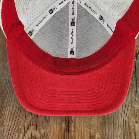 New Era Nebraska Cornhuskers Womens Strapback Hat Cap Red White Rhinestone NCAA - Picture 8 of 10